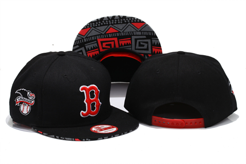 MLB Boston Red Sox NE Snapback Hat #33